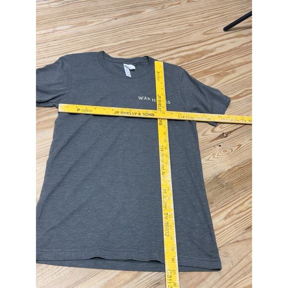 War Hippies T-Shirt Army Green Strength Protector Live Free Faith Love Men’s S - Picture 6 of 9